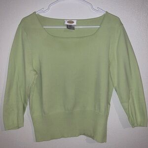 Lime Balloon Hem Top